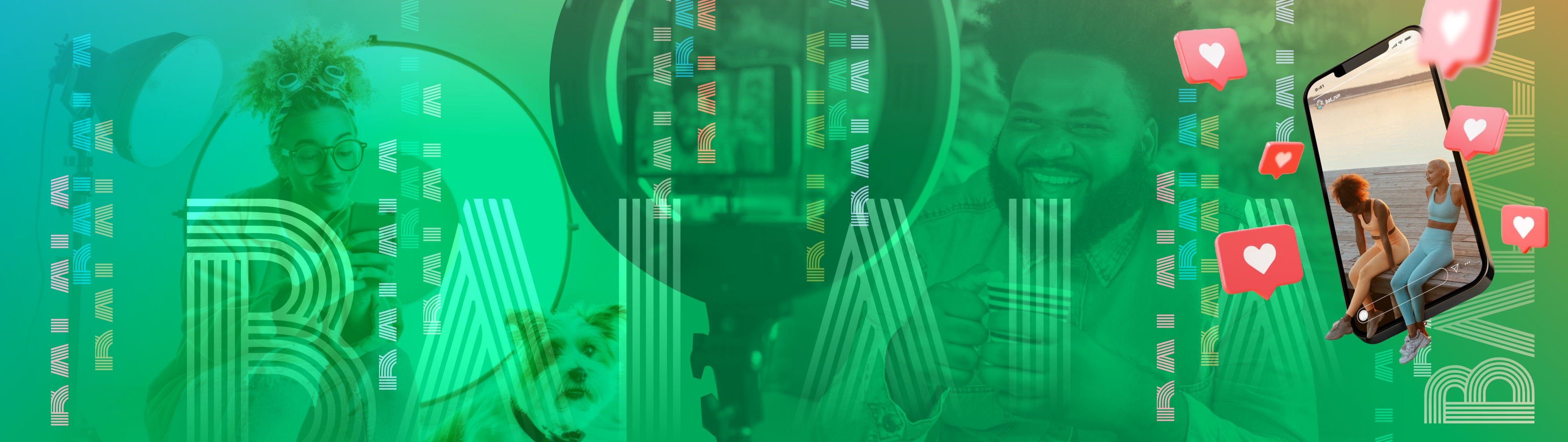 Banner apresentação influenciadores